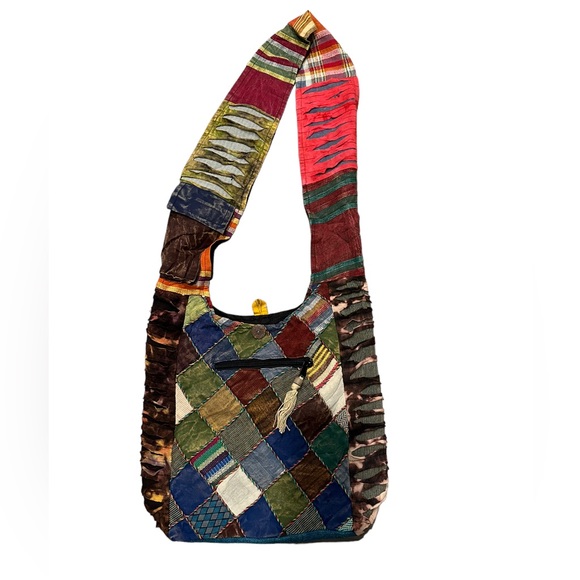 NWT. Hippie Boho Patchwork Handbag. CL/GR 10. - Picture 1 of 3